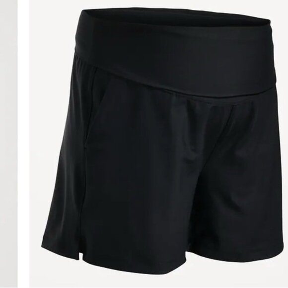 Maternity NWT bundle of overall one piece fleece and shorts jersey pockets large - Picture 4 of 7